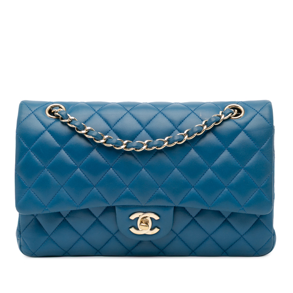 Pre-Loved Chanel Medium Classic Lambskin Double Flap - Picture 1 of 11